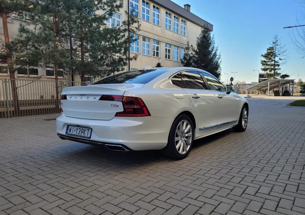 Volvo S90 cena 139000 przebieg: 72000, rok produkcji 2019 z Warszawa małe 352